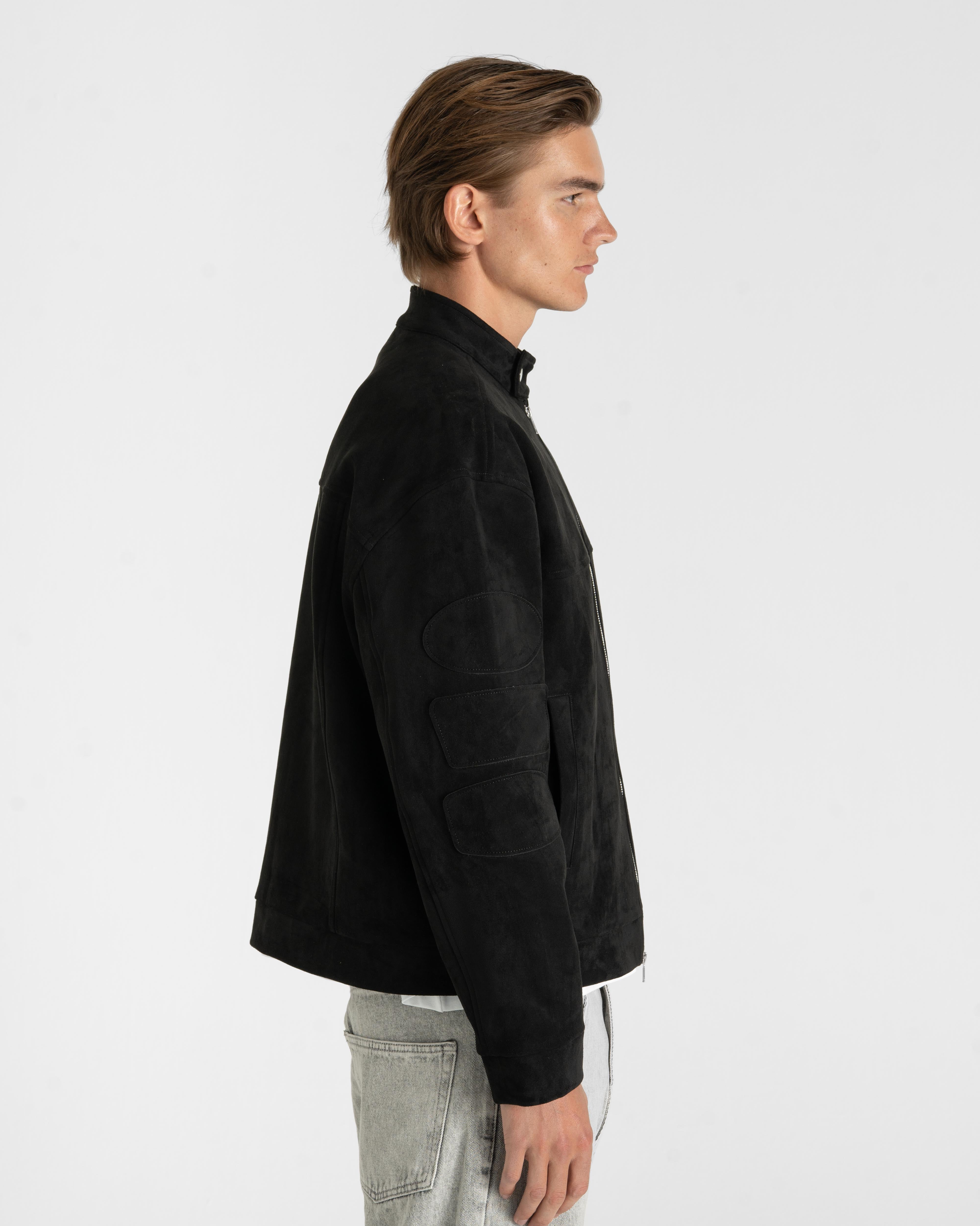 Suede Jacket Black